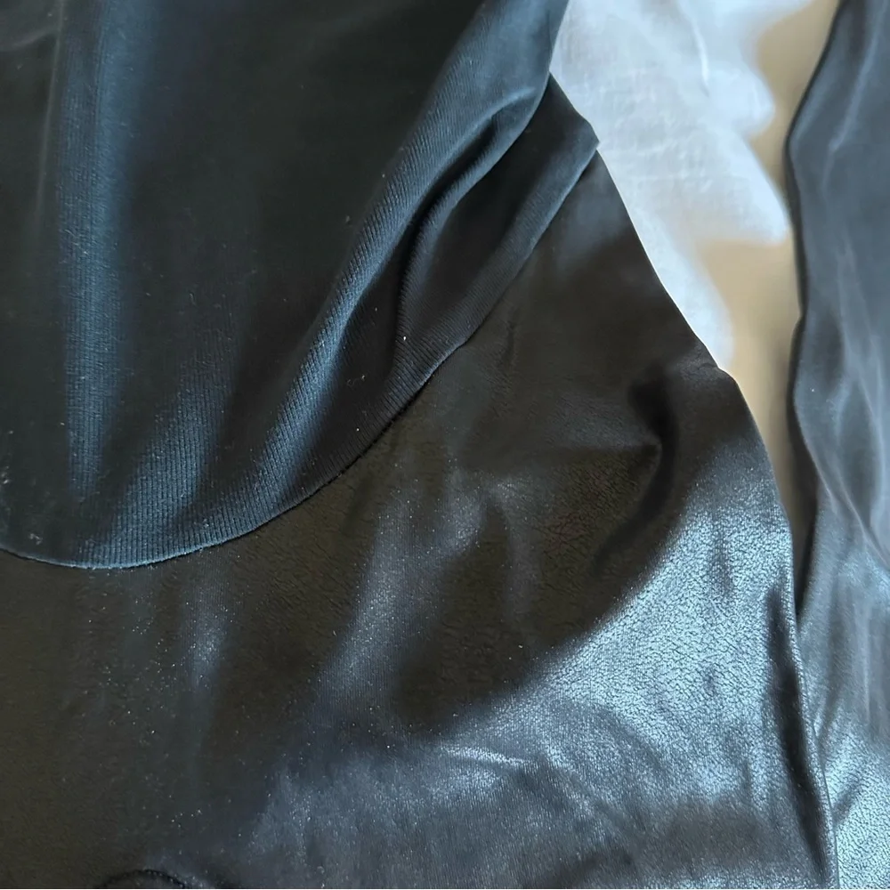 Spanx Faux Leather Maternity Leggings